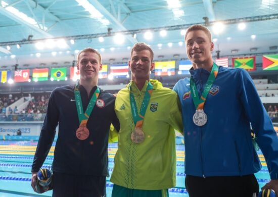 Brasil ganha 2 ouros e fecha o 1º dia da natação no Pan com 6 medalhas