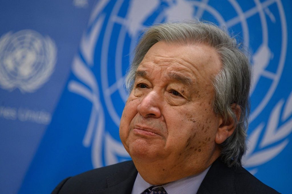 Após fala de António Guterres, Israel cancelou reunião com órgão - Foto: Reprodução/Estadão Conteúdo