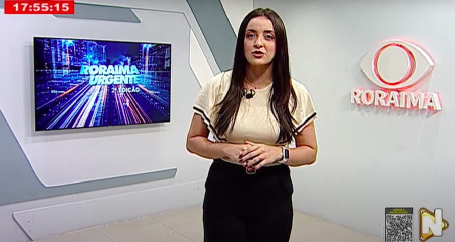 O Roraima Urgente desta sexta-feira, 6, foi apresentado por Jussara Beserra - Foto: Reprodução/Band Roraima