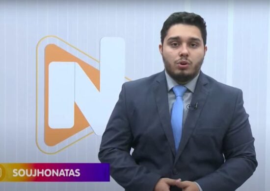 O jornal Norte Notícias é apresentado pelo Jhonatas Souza – Reprodução/TV Norte Boa Vista