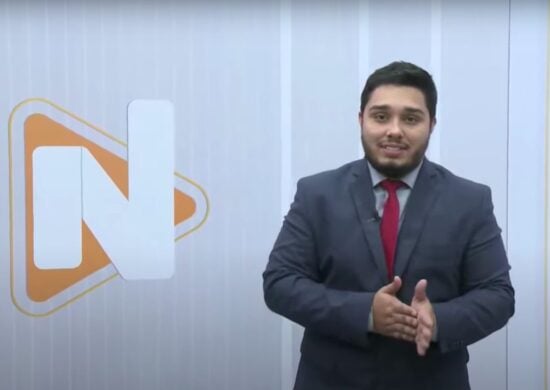 O jornal Norte Notícias é apresentado pelo Jhonatas Souza – Reprodução/TV Norte Boa Vista