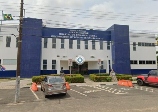 Comando Geral da Polícia Militar de Roraima, localizado na Avenida Cap. Ene Garcês - Foto: Reprodução/Google Street View