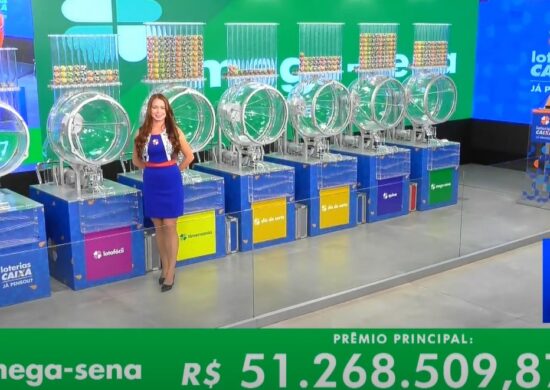 Além da Mega-Sena, a Caixa sorteou números da Lotofácil, Quina, Timemania e Dia de Sorte