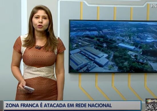 O Norte Notícias é apresentado por Mariana Rocha – Foto: Reprodução/TV Norte Amazonas