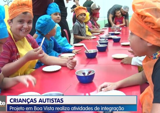 projeto realiza integração com crianças autistas em Boa Vista