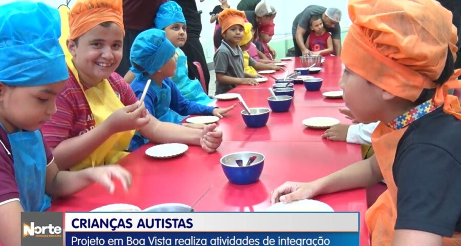 projeto realiza integração com crianças autistas em Boa Vista