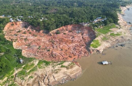 Como a seca no AM pode estar relacionada ao deslizamento em Beruri