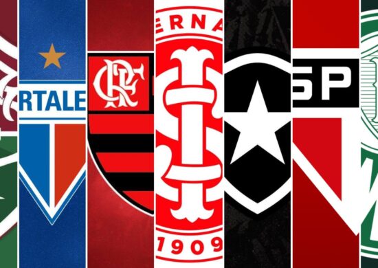 IFFHS divulga lista do ranking dos melhores times do mundo de setembro, entre elas se encontra os times brasileiros - Foto: Reprodução/ Facebook SE Palmeiras/ São Paulo FC/ Botafogo Futebol e Regatas/ Clube de Regatas do Flamengo/ Sport Club Internacional/ Fluminense Football Club/ Fortaleza Esporte Clube