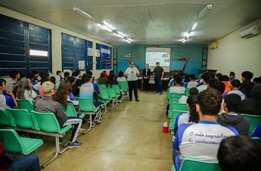 CNH na Escola em Manacapuru - Foto: Isaque Ramos/Detran-AM