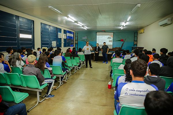 CNH na Escola em Manacapuru - Foto: Isaque Ramos/Detran-AM