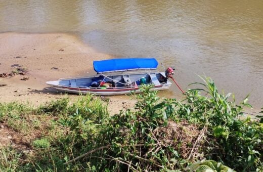 Seca em Envirá, na Calha do Juruá - Foto: Defesa Civil