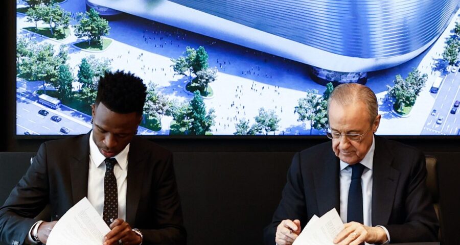 Real Madrid anuncia renovação do contrato de Vinicius Junior - Foto: Reprodução/ X @realmadrid