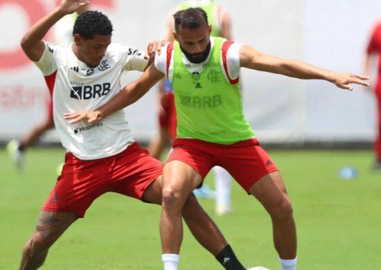 Tite tem treinado a intensidade da equipe do Flamengo - Foto: Reprodução/Gilvan de Souza / CRF