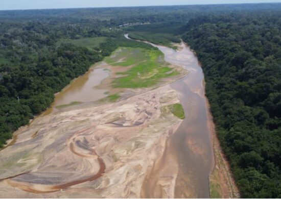 Seca dos rios em Itamarati - Foto: Divulgação/Defesa Civil