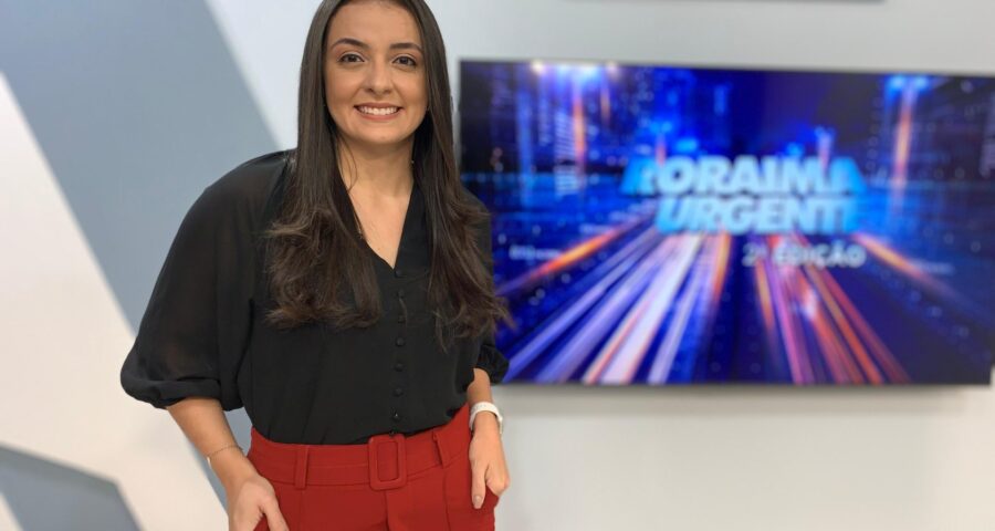 O jornal Roraima Urgente 2ª Edição é apresentado por Jussara Beserra – Foto: Reprodução/Band Roraima