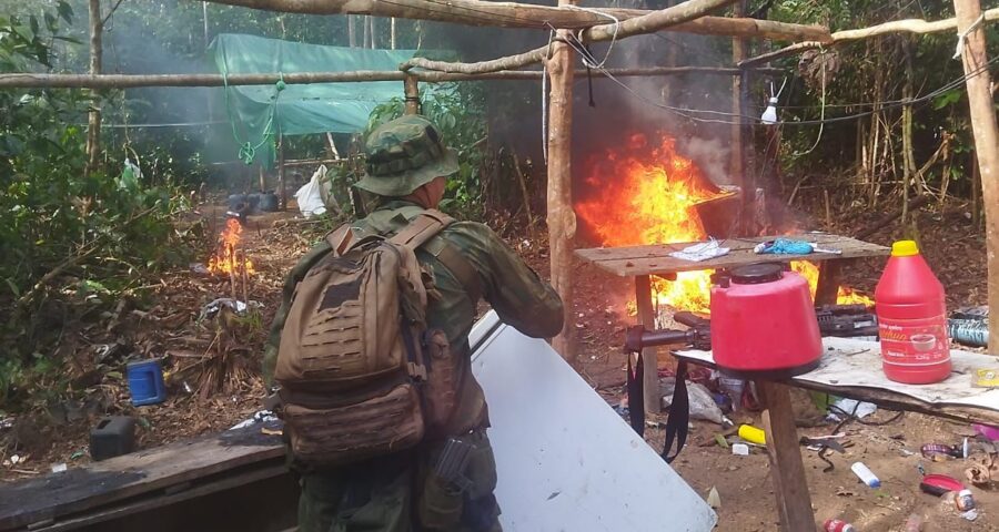 Operação das Forças Armadas destrói 5 acampamentos na Terra Yanomi, em RR