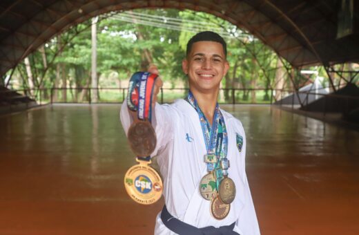 Atleta amazonense é destaque do esporte no Dia Mundial do Karatê - Foto: Divulgação/ Julcemar Alves/Sedel