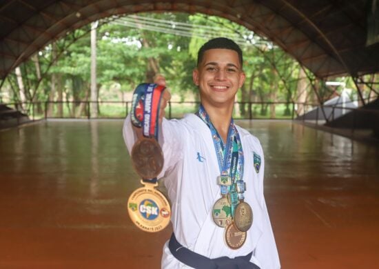 Atleta amazonense é destaque do esporte no Dia Mundial do Karatê - Foto: Divulgação/ Julcemar Alves/Sedel