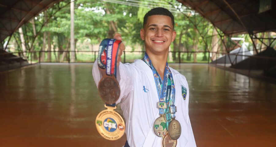 Atleta amazonense é destaque do esporte no Dia Mundial do Karatê - Foto: Divulgação/ Julcemar Alves/Sedel