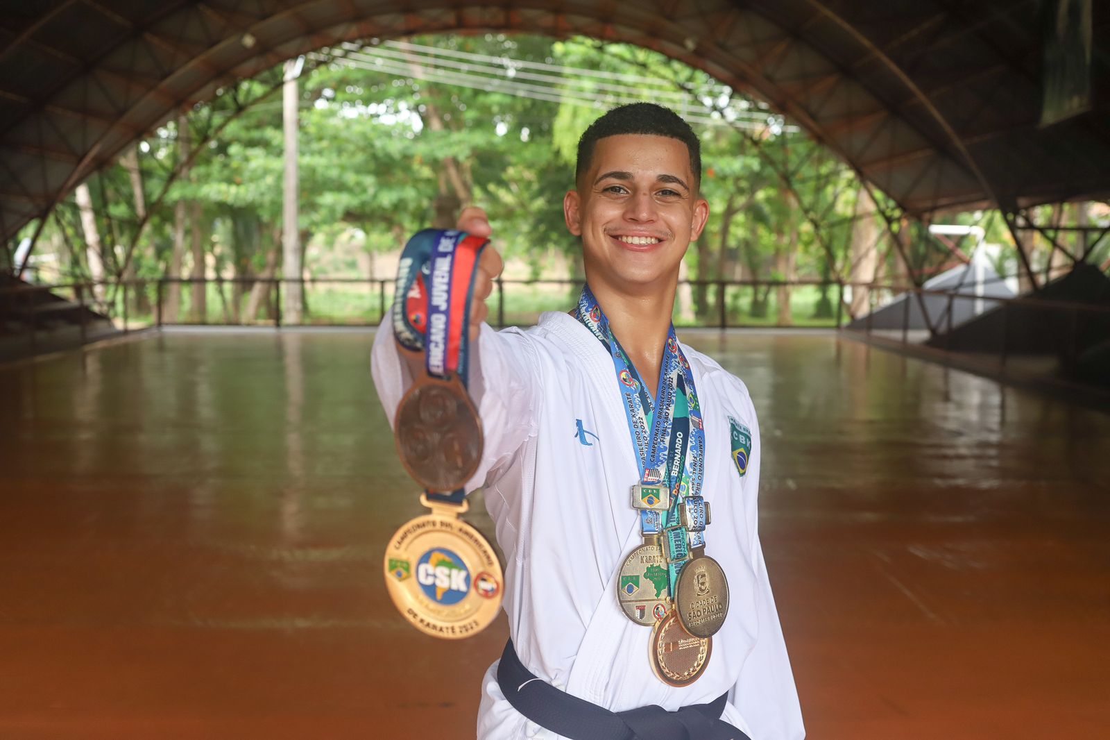 Atleta amazonense é destaque do esporte no Dia Mundial do Karatê - Foto: Divulgação/ Julcemar Alves/Sedel