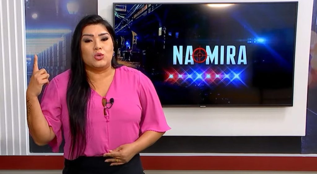 O Programa Na Mira é apresentado por Mei Shapiama – Foto: Reprodução/TV Norte Amazonas