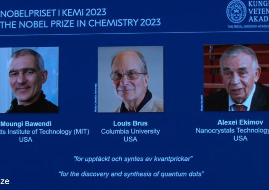 Nobel de Química vai para trio reconhecido por pesquisas sobre nanopartículas