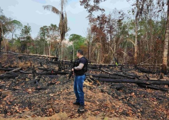 O incêndio criminoso ocorreu no dia 30 de setembro - Foto: Divulgação/PC-AM