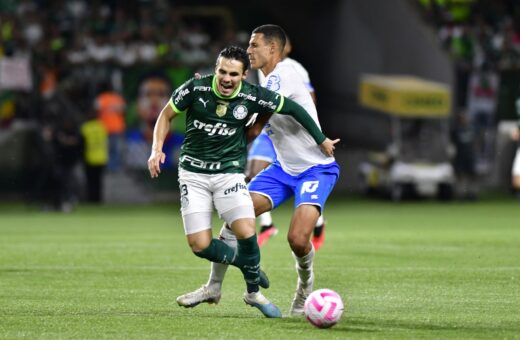 Partida entre Palmeiras x Bahia, valida trigesima rodada do Campeonato Brasileiro, realizado no Allianz Parque, zona oeste de Sao Paulo, neste sábado (28) - Foto: Eduardo Carmim/Agência O Dia/Agência O Dia/Estadão Conteúdo