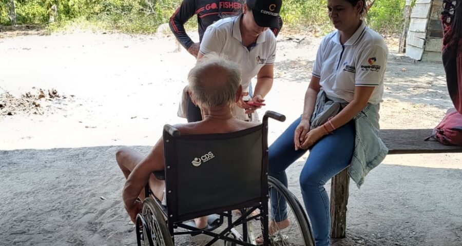 Idoso contava com poucas roupas e a localidade não contava com qualquer tipo de apoio médico ou social - Foto: Divulgação/PC-AM