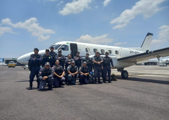 Tropa com 40 policiais militares vai compor o efetivo nas operações no município