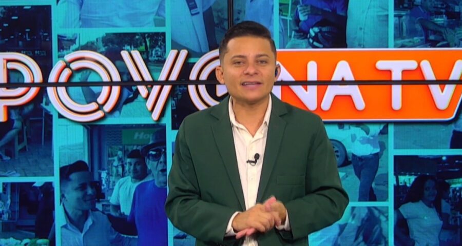 Programa Povo Na Tv foi apresentado por Léo Cândido - Foto: Reprodução/TV Norte Tocantins