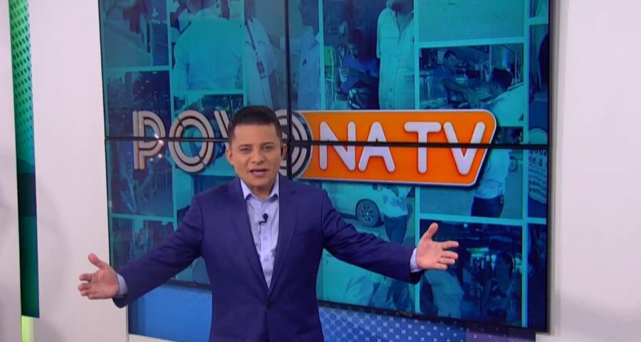 Programa Povo Na Tv foi apresentado por Léo Cândido - Foto: Reprodução/TV Norte Tocantins