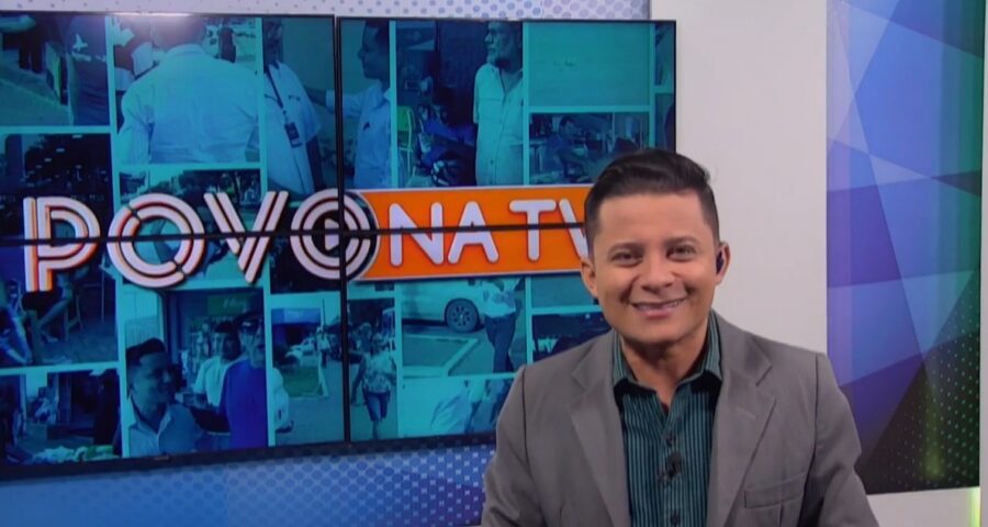 Programa Povo Na Tv foi apresentado por Léo Cândido - Foto: Reprodução/TV Norte Tocantins