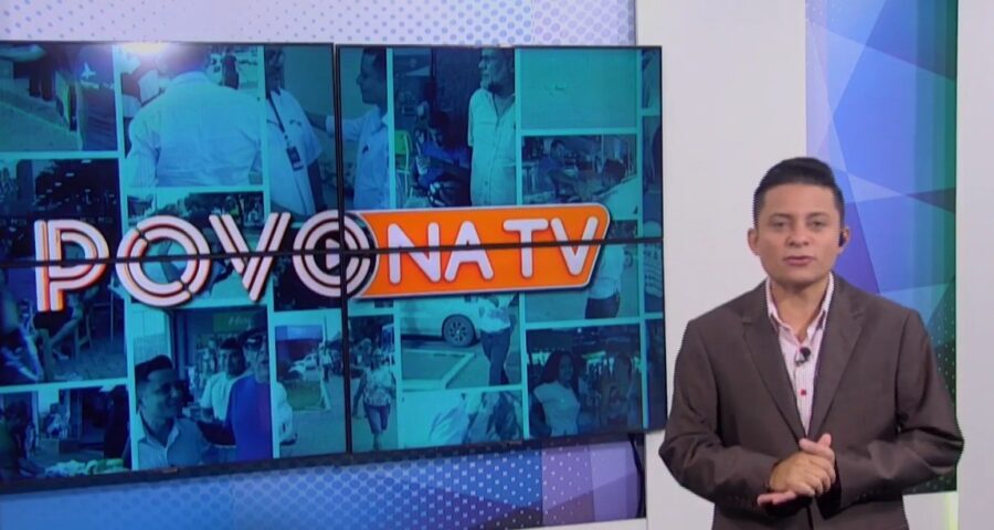 Programa Povo Na Tv foi apresentado por Léo Cândido - Foto: Reprodução/TV Norte Tocantins