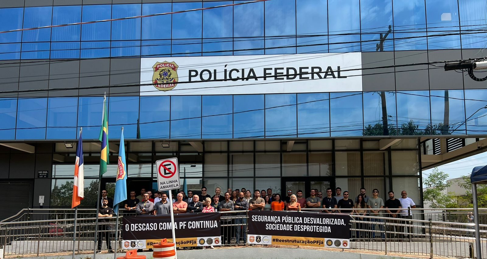 Polícia Federal do TO protesta contra defasagem salarial