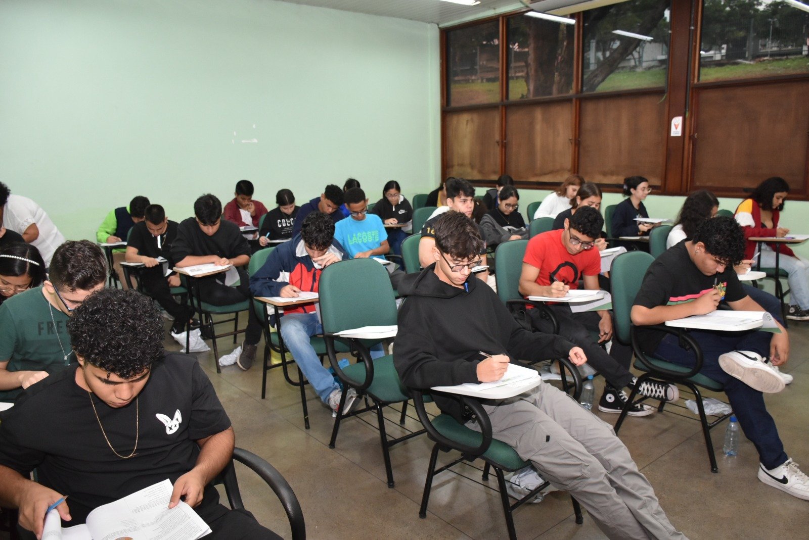 Candidatos durante prova do SIS da UEA- Fotos: Gerson Freitas/Ascom UEA