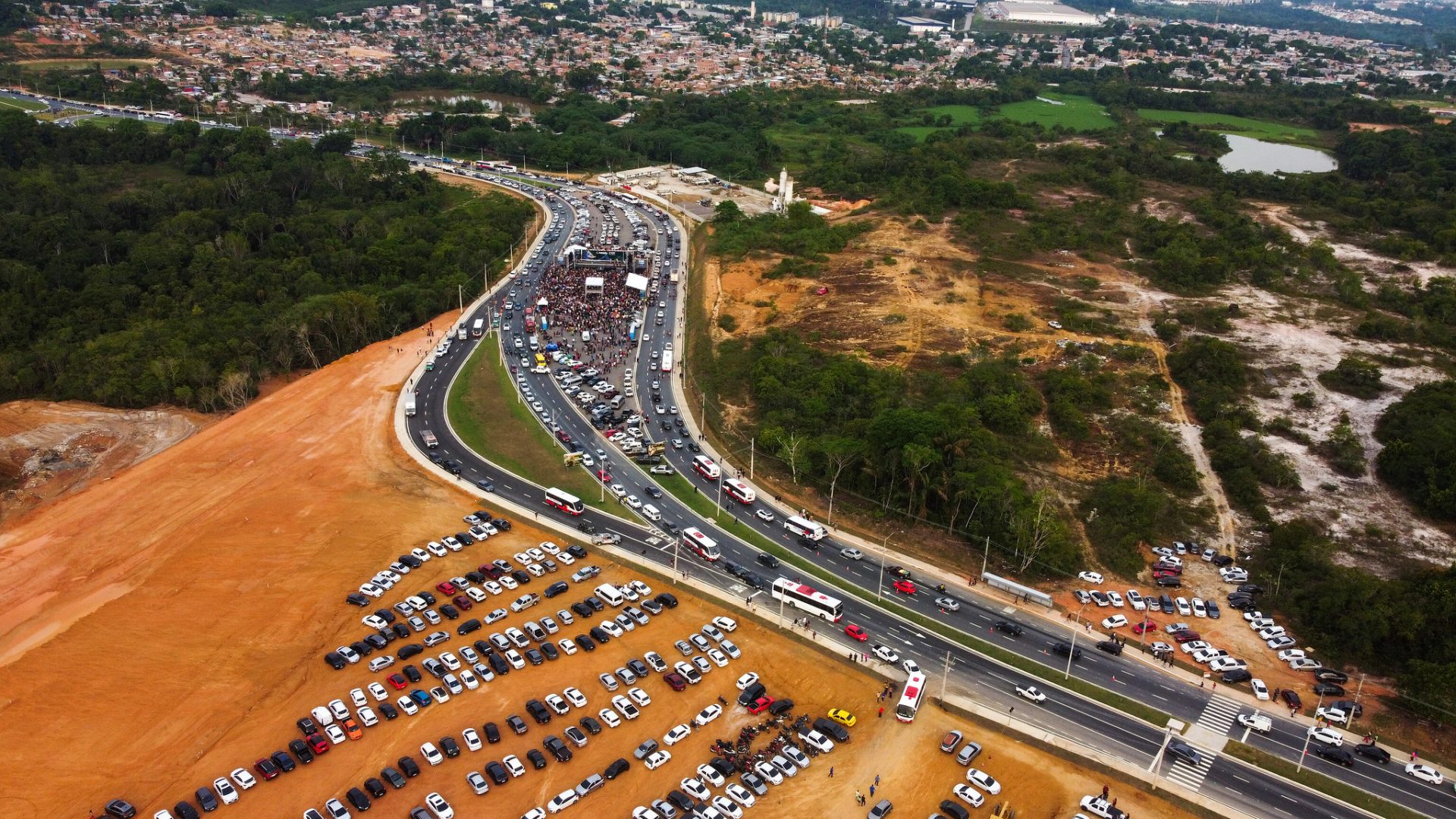 Entregua da primeira parate do Rapidão Rodoanel Metropolitano em Manaus - Foto: Divulgação/Secom