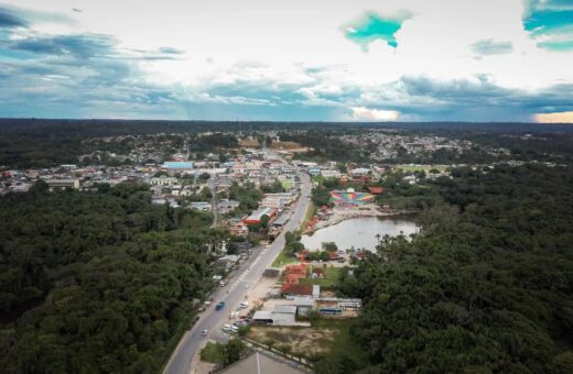 Imagem aérea de Rio Preto da Eva - Foto: Serviço Autônomo de Água e Esgoto-Rio Preto da Eva