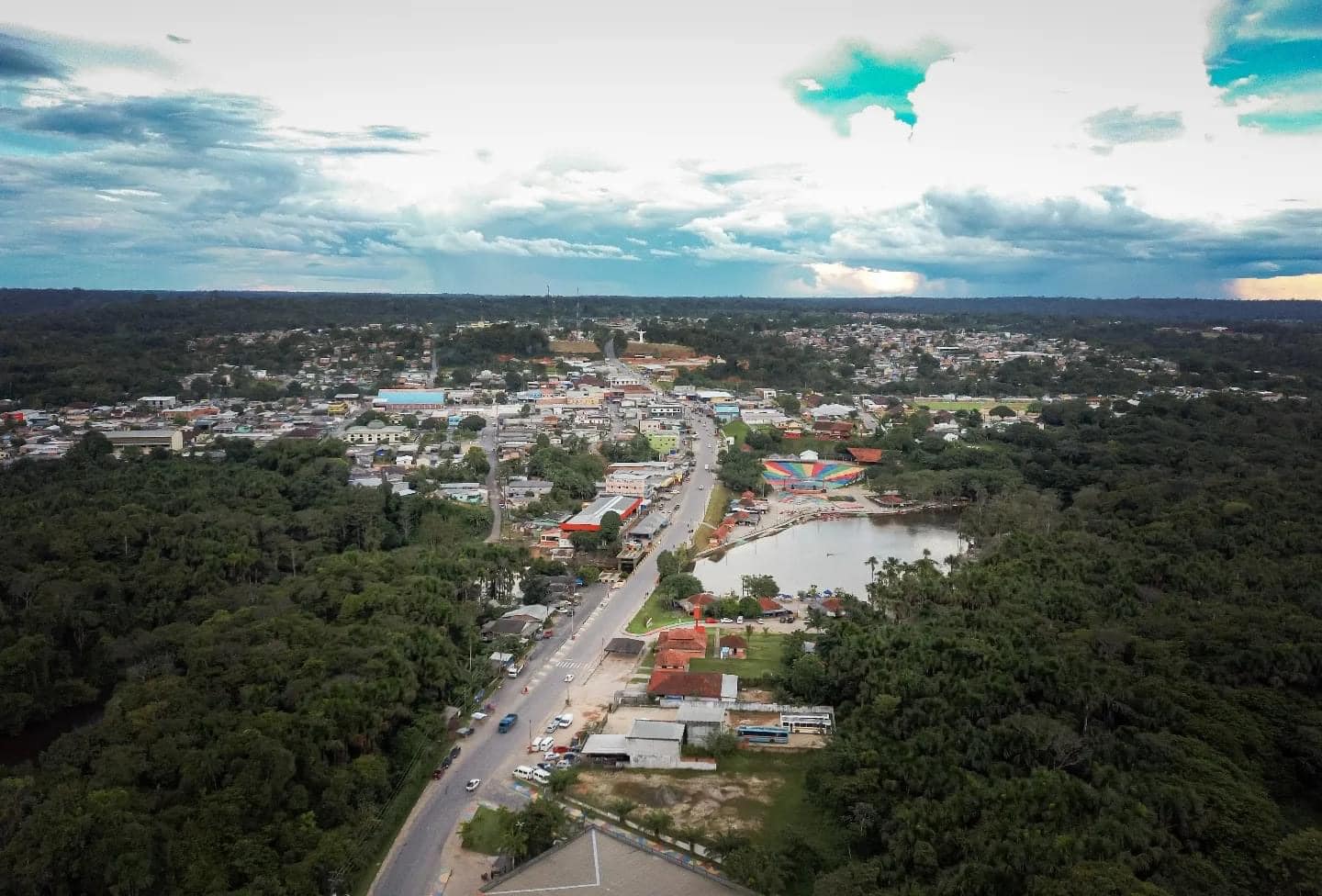 Imagem aérea de Rio Preto da Eva - Foto: Serviço Autônomo de Água e Esgoto-Rio Preto da Eva