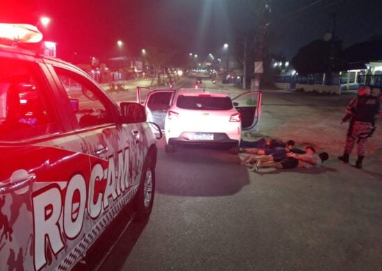 O assalto ocorreu por volta na noite desta segunda-feira (30) - Foto: Divulgação/Rocam