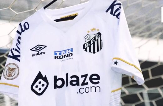 O Santos FC renova contrato com a Tekbond Saint-Gobain - Foto: Reprodução/ X @SantosFC