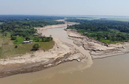 Situação de emergência : Todos os municípios do Amazonas já estão sendo afetados pela seca - Foto: Reprodução/Facebook@ prefeituradeirandub