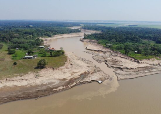 Situação de emergência : Todos os municípios do Amazonas já estão sendo afetados pela seca - Foto: Reprodução/Facebook@ prefeituradeirandub