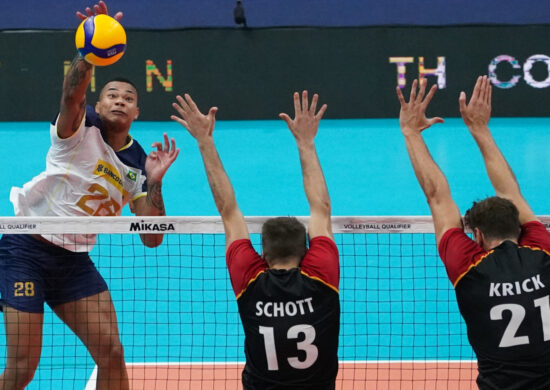 Seleção masculina de vôlei perde para a Alemanha por 3 sets a 1 no Maracanãzinho, na terça-feira (3) - Foto: Reprodução/ CBV