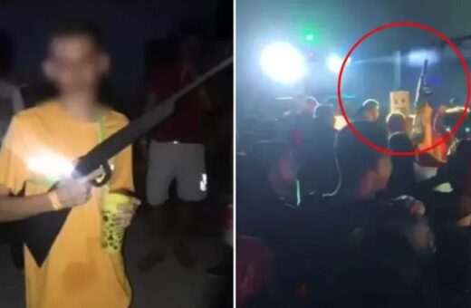 Escola é investigada após vídeo de aluno com simulacro em festa viralizar no AC