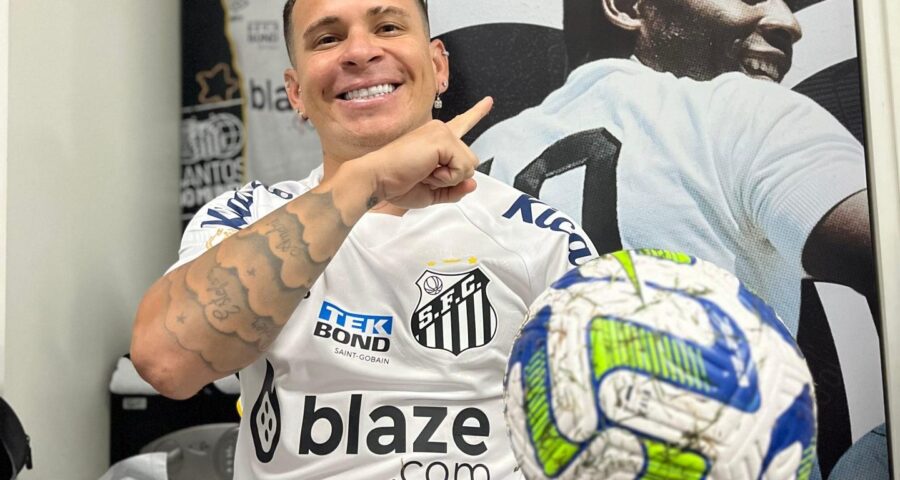 Soltedo pretende fazer reproduzir o lance polêmico no jogo contra o vasco - Foto: Reprodução/ X @SantosFC