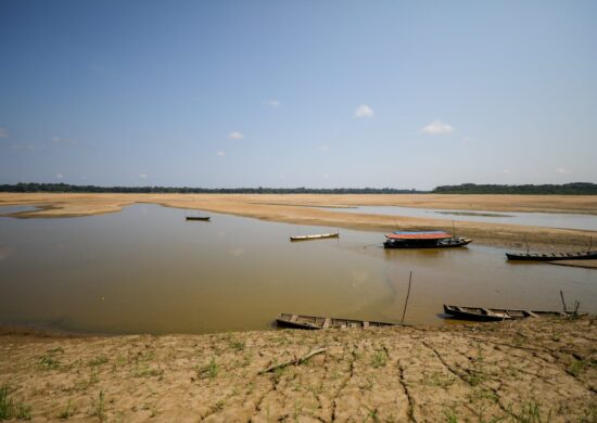 Seca em Tefé no interior do Amazonas - Foto: Alex Pazuello/Secom