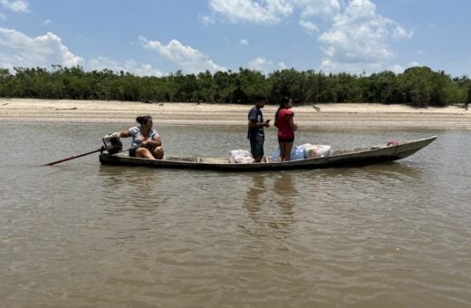 Seca histórica Rio Negro não registra descida e estabiliza em 12,70 m