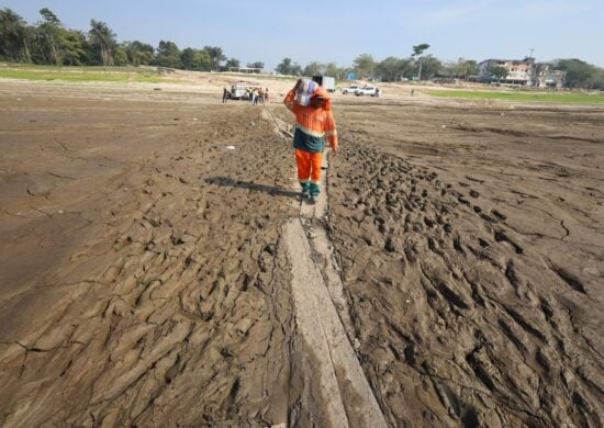 Seca histórica Rio Negro segue descendo e registra nível em 13,19 m no AM