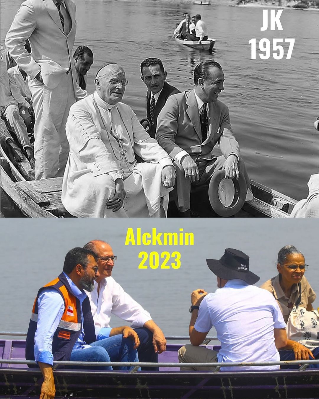 Serafim Correa compara visita de Alckimin ao Amazonas à de JFK, em 1957